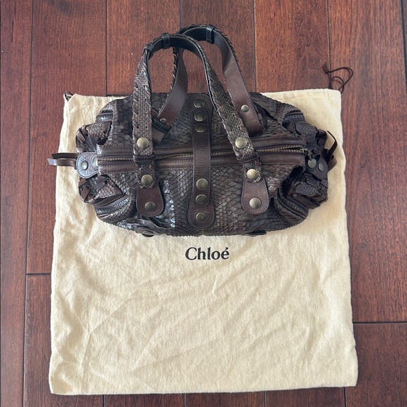 Chlóe Python Silverado Hobo - Picture 8 of 8